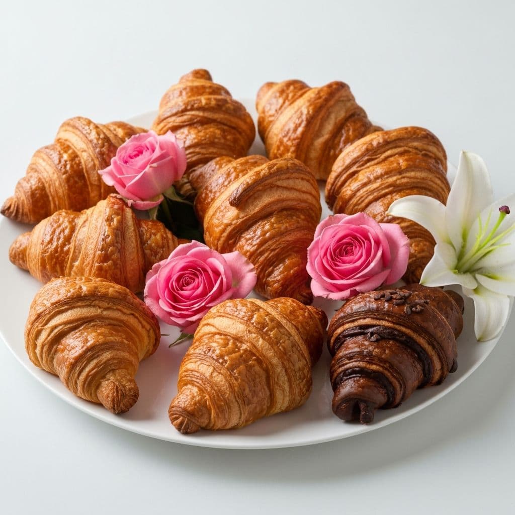 Assortment of fresh pastries